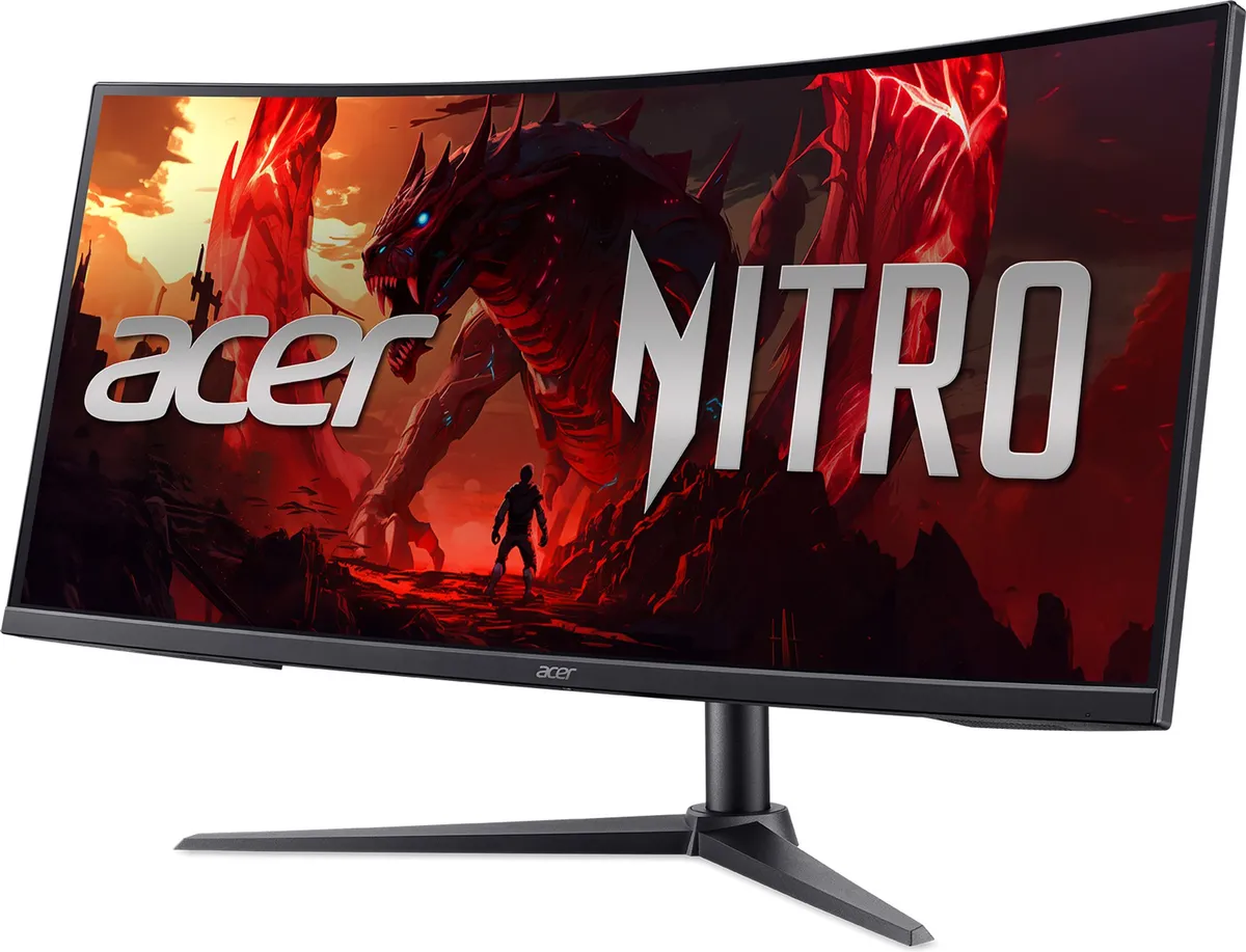 Монітор Acer 34" XZ340CURX0bmiiphx (UM.CX0EE.013) VA Black Curved 200Hz - мініатюра 3
