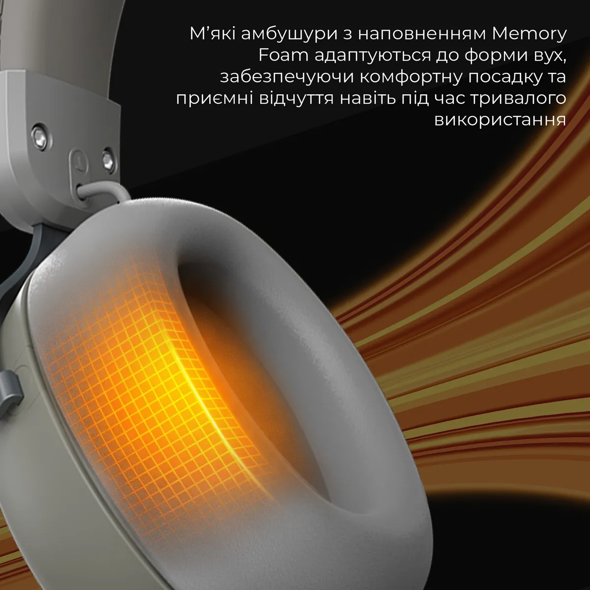 Bluetooth-гарнітура Ajazz AHM08 MAX 3-Mode Grey (AHM08-MAX-GW) - мініатюра 13
