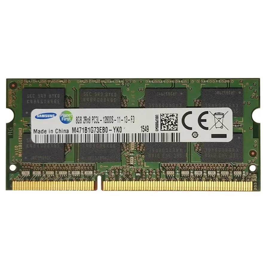Модуль пам`яті SO-DIMM DDR3L 8GB/1600 1,35V Samsung (M471B1G73EB0-YK0) Refurbished - зображення 1