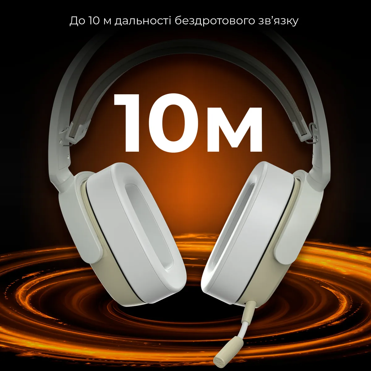 Bluetooth-гарнітура Ajazz AHM09 MAX 3-Mode Grey (AHM09-MAX-GW) - мініатюра 11