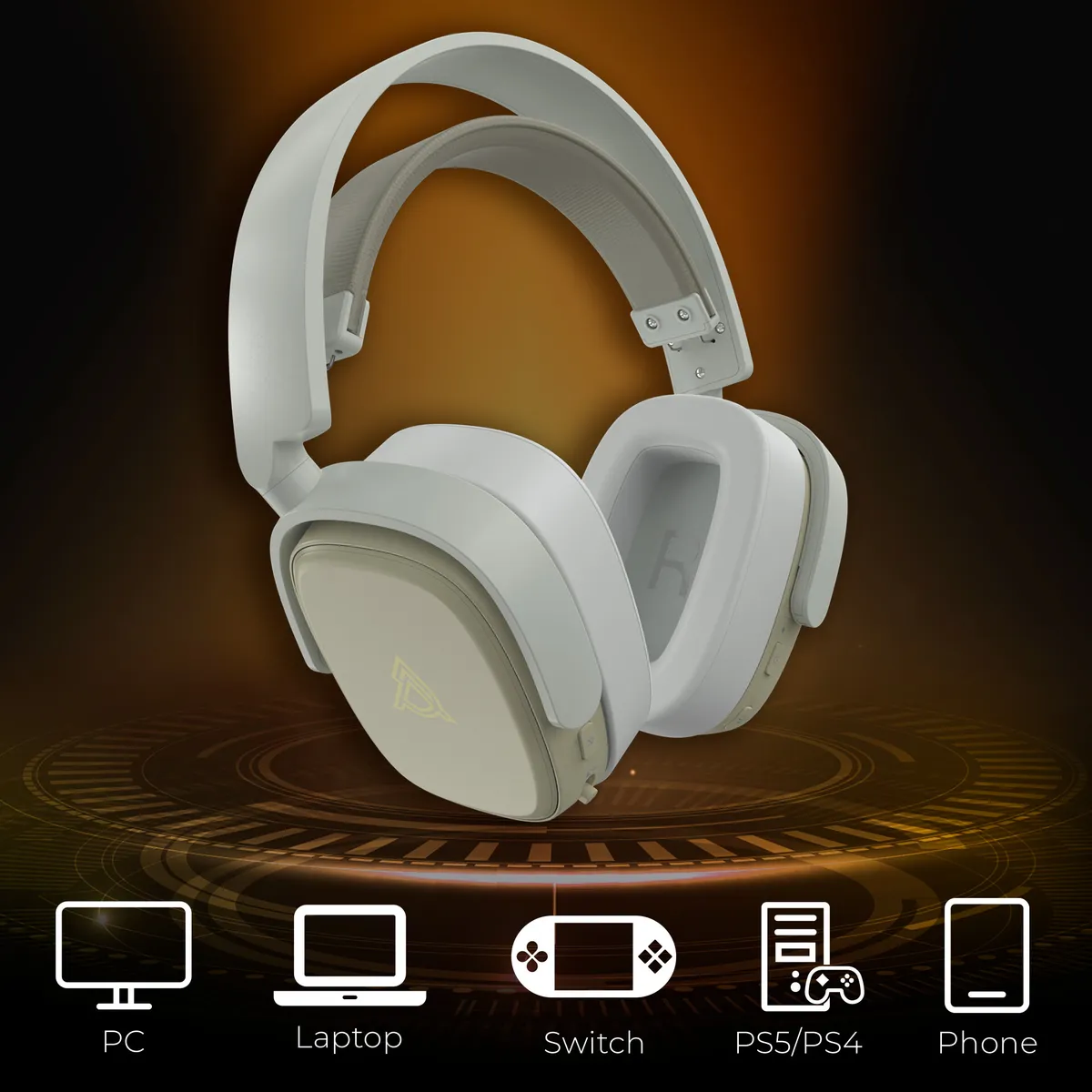 Bluetooth-гарнітура Ajazz AHM09 MAX 3-Mode Grey (AHM09-MAX-GW) - мініатюра 13