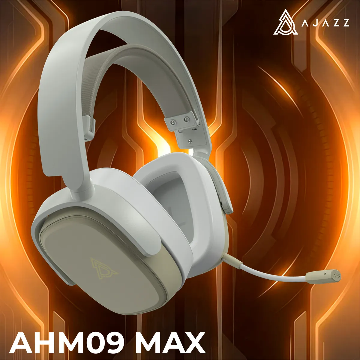 Bluetooth-гарнітура Ajazz AHM09 MAX 3-Mode Grey (AHM09-MAX-GW) - мініатюра 14