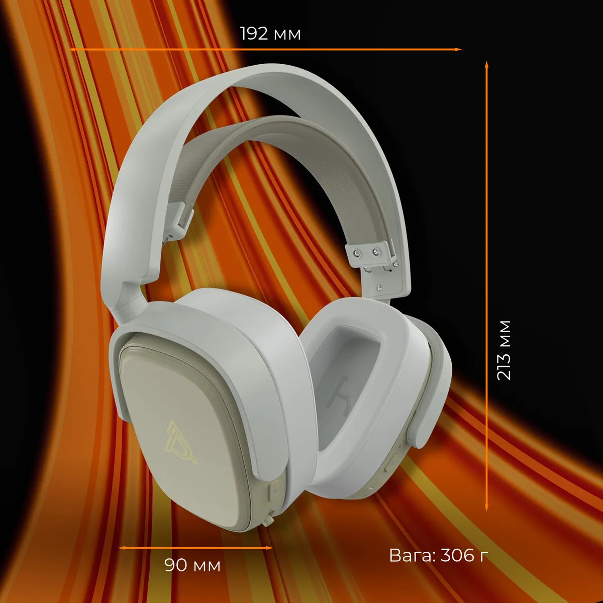 Bluetooth-гарнітура Ajazz AHM09 MAX 3-Mode Grey (AHM09-MAX-GW) - мініатюра 6