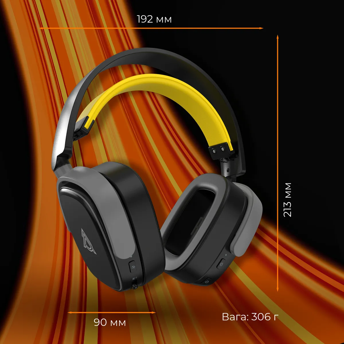 Bluetooth-гарнітура Ajazz AHM09 MAX 3-Mode Black (AHM09-MAX-BGY) - мініатюра 11