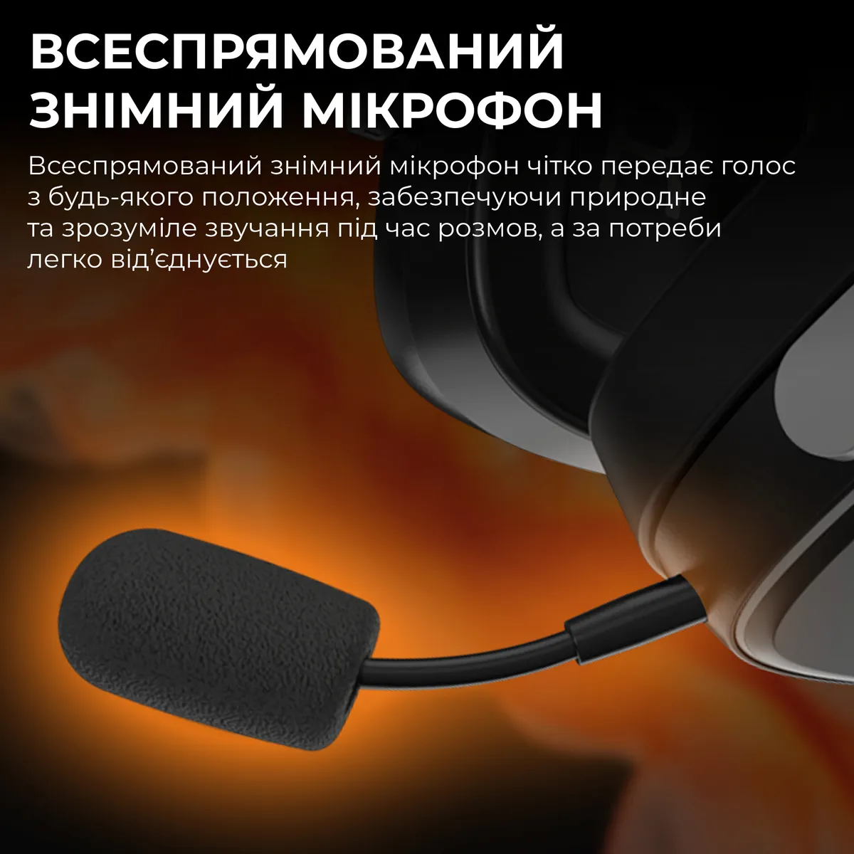 Bluetooth-гарнітура Ajazz AHM09 MAX 3-Mode Black (AHM09-MAX-BGY) - мініатюра 7