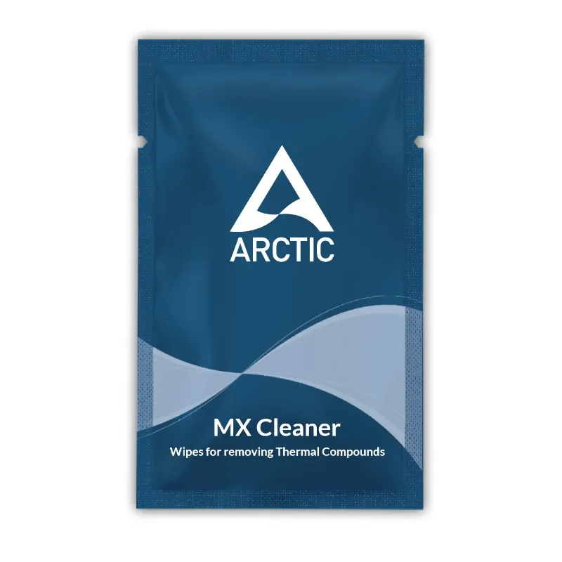 Серветки для зняття термопасти Arctic MX Cleaner wipes (Box of 40 bags) (ACTCP00033A) - мініатюра 2