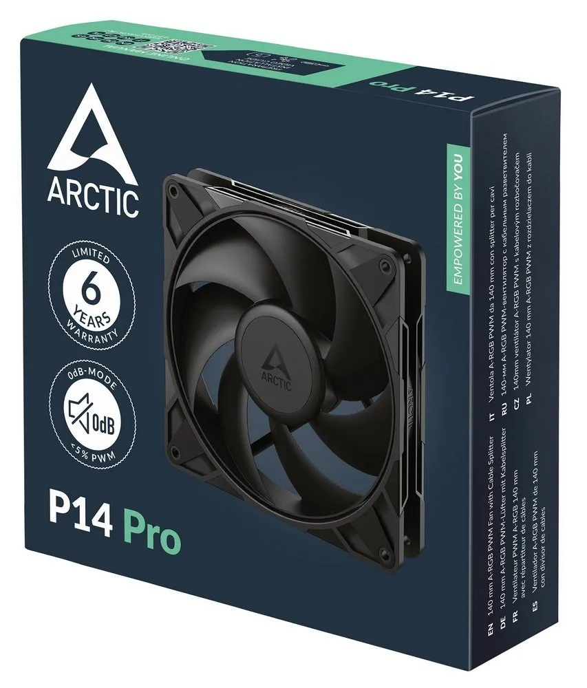 Вентилятор Arctic P14 Pro (ACFAN00313A) - мініатюра 4