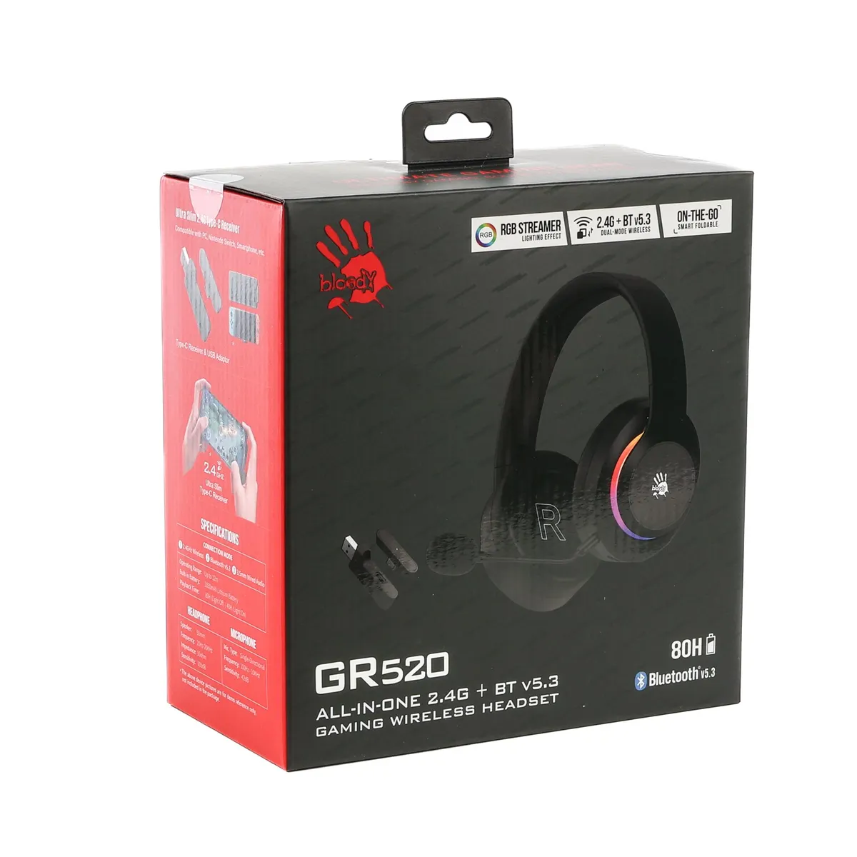 Bluetooth-гарнітура Bloody GR520 Black - мініатюра 16