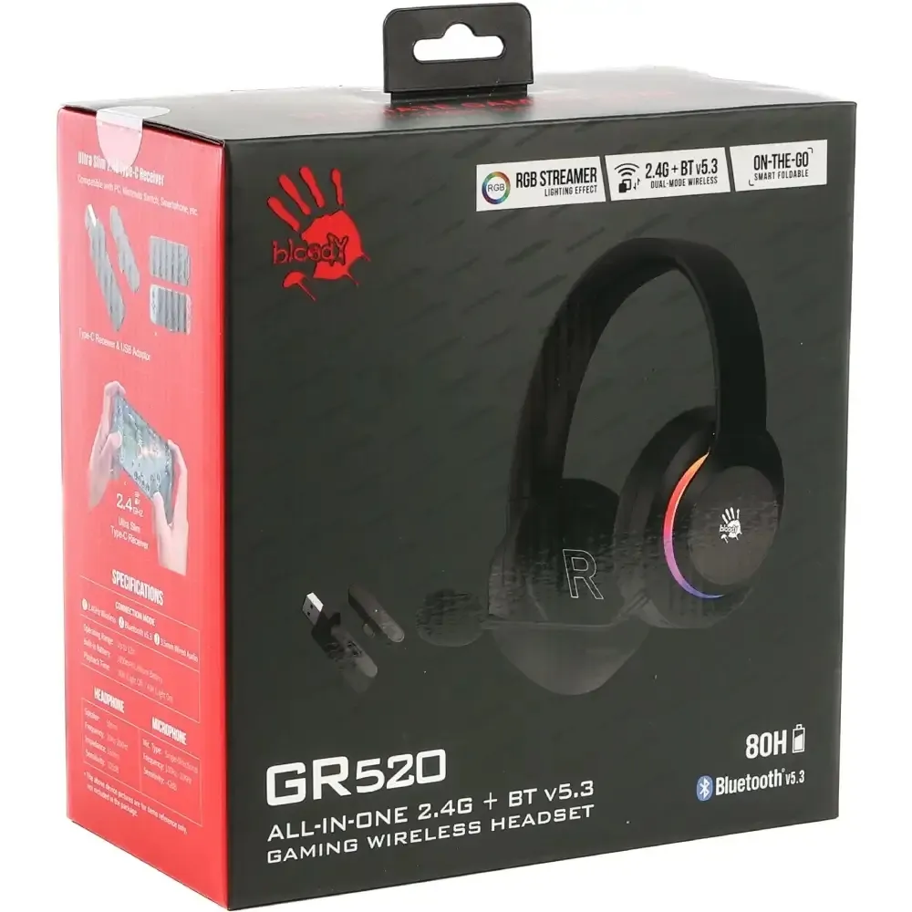 Bluetooth-гарнітура Bloody GR520 Black - мініатюра 21
