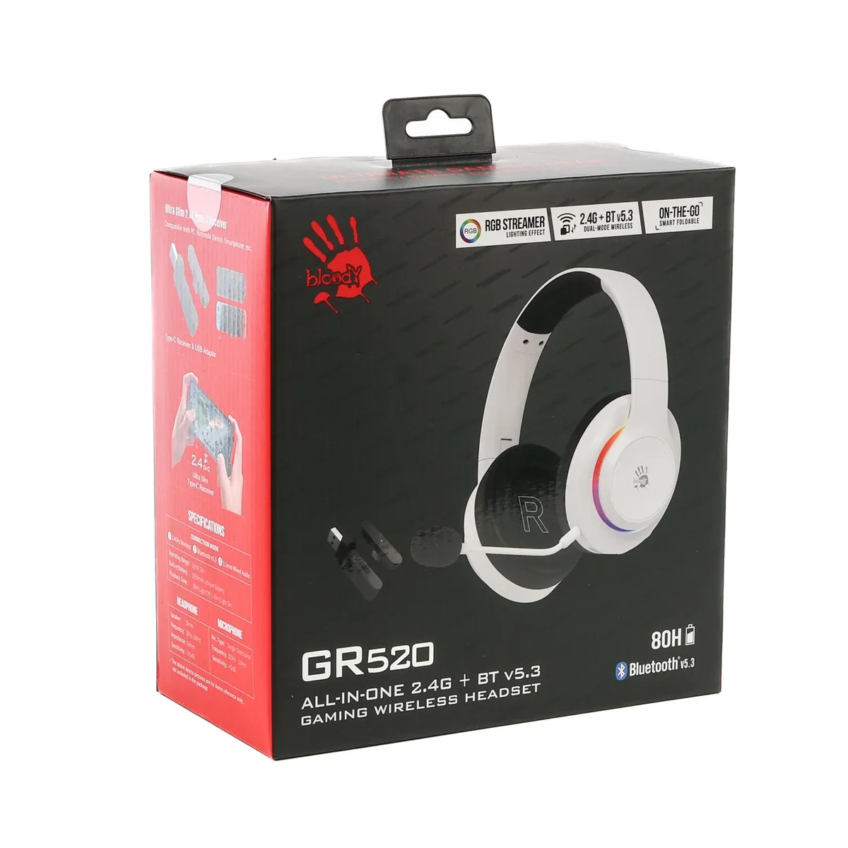 Bluetooth-гарнітура Bloody GR520 White - мініатюра 15
