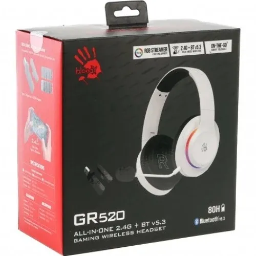Bluetooth-гарнітура Bloody GR520 White - мініатюра 23