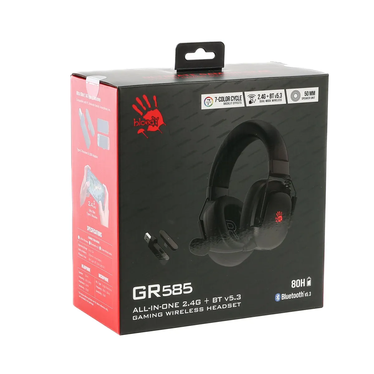 Bluetooth-гарнітура Bloody GR585 Black - мініатюра 14