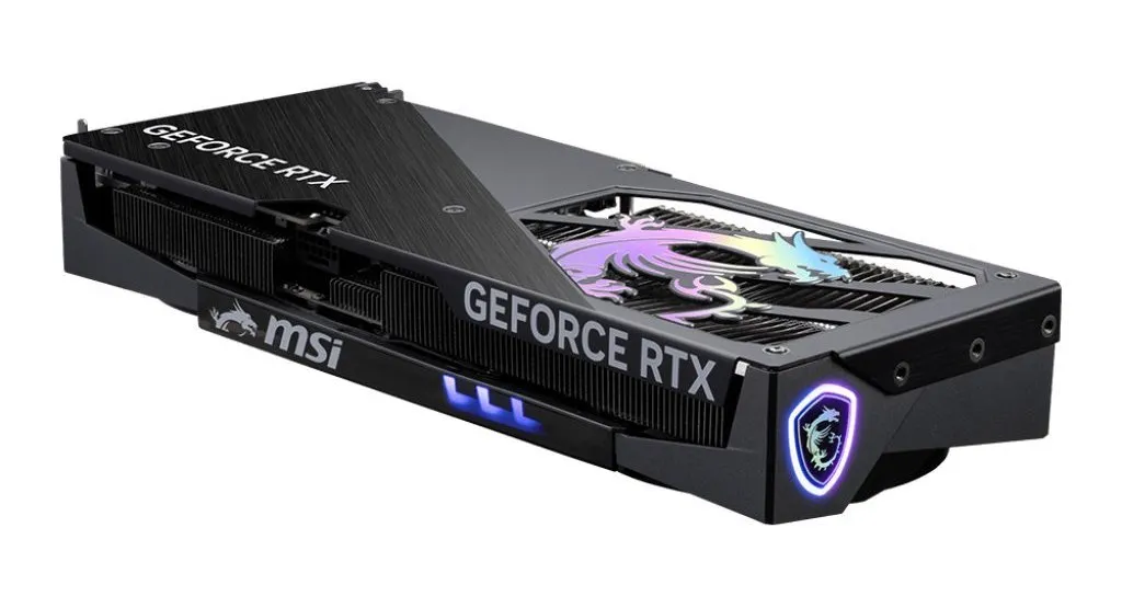 Відеокарта GF RTX 5060 Ti  8GB GDDR7 Gaming Trio OC MSI (GeForce RTX 5060 Ti 8G GAMING TRIO OC) - мініатюра 3