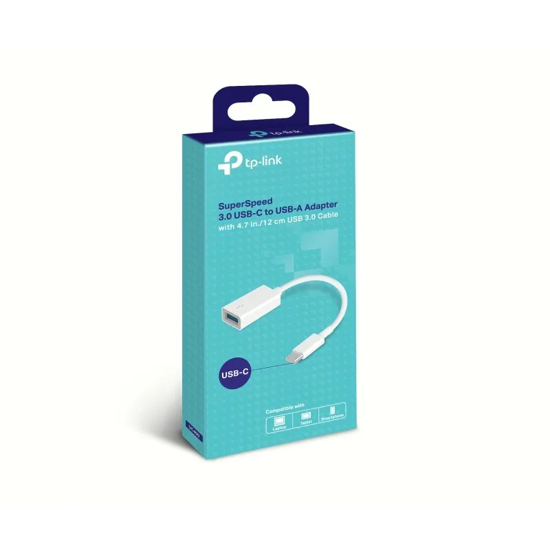 Адаптер TP-Link USB-C - USB-A White (UС400) - мініатюра 2