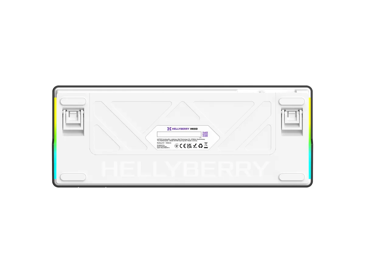 Клавіатура Hator Hellyberry HK60 Black-White - мініатюра 4