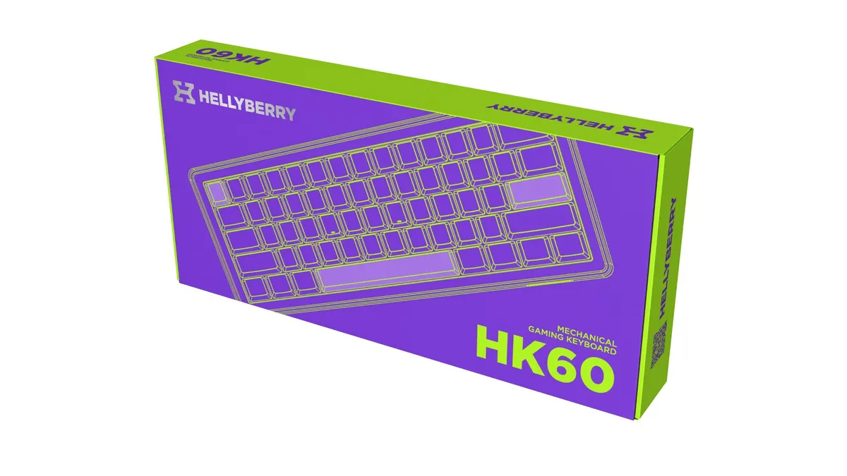 Клавіатура Hator Hellyberry HK60 Black-White - мініатюра 6