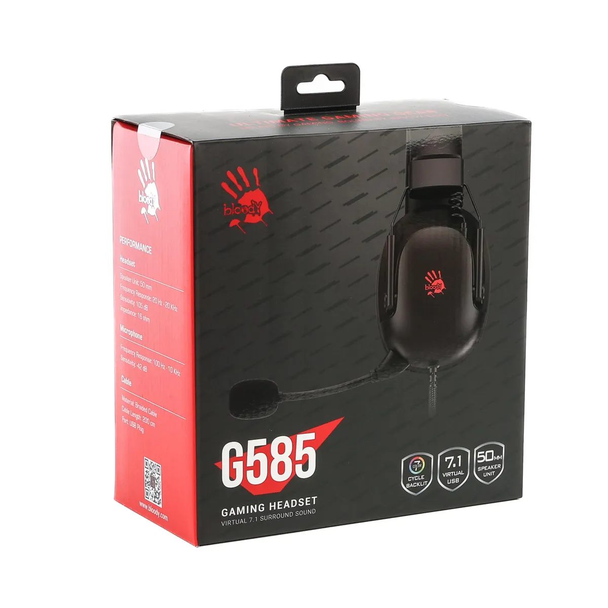 Гарнітура Bloody G585 Black - мініатюра 12