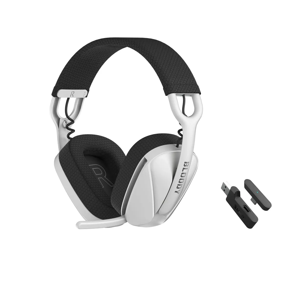 Bluetooth-гарнітура Bloody GR280 Sports White - мініатюра 2