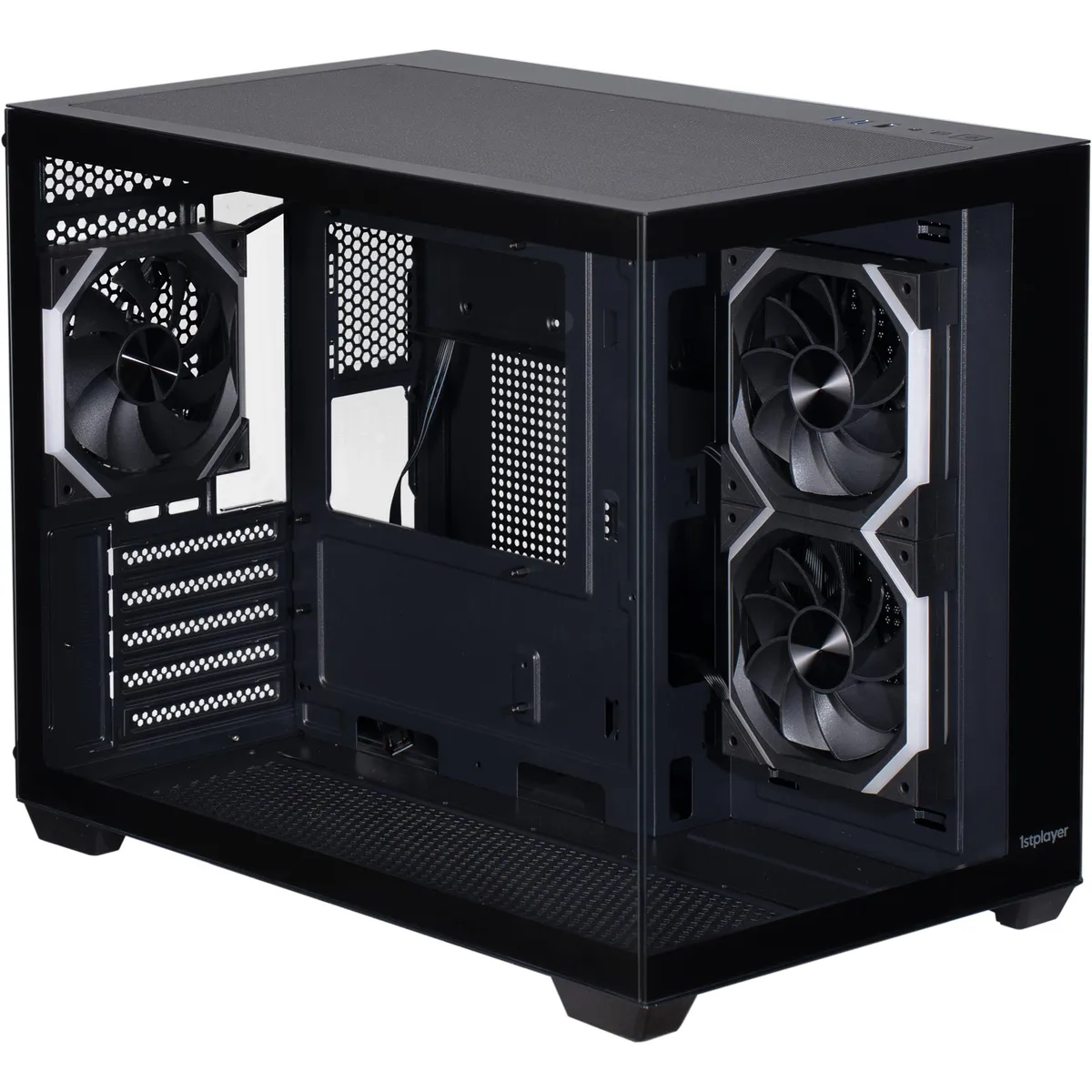 Корпус 1stPlayer BV6-BK-2FH7R-1FH7 Black - мініатюра 3