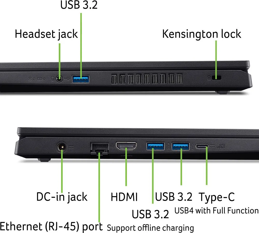 Ноутбук Acer Nitro V 15 AI ANV15-42-R2DH (NH.QV4EU.007) Black - мініатюра 10