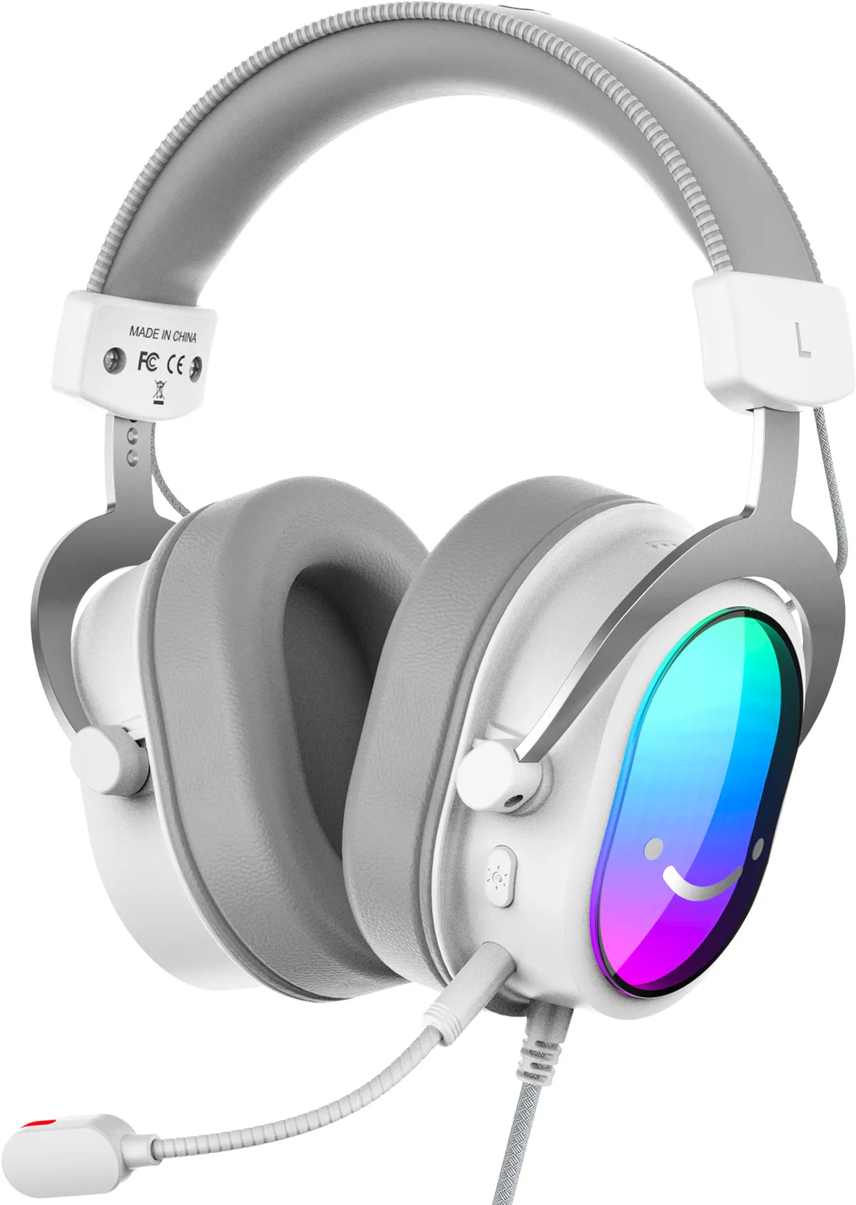 Гарнітура Fifine H16W 7.1 White RGB - мініатюра 2