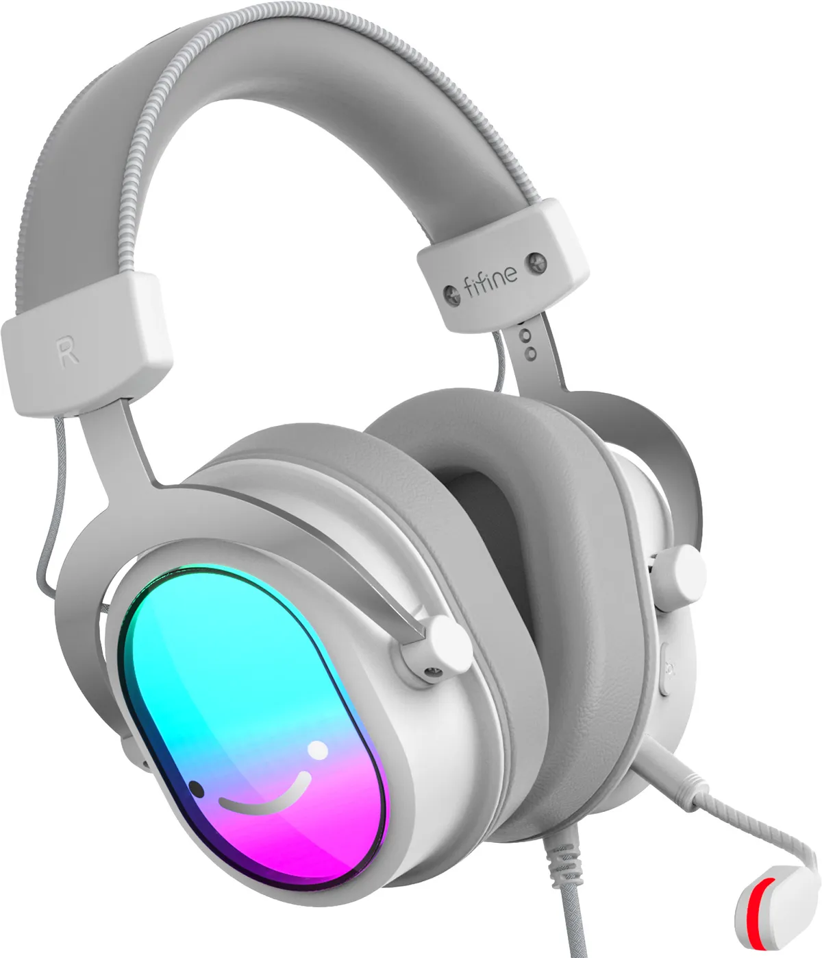 Гарнітура Fifine H16W 7.1 White RGB - мініатюра 3