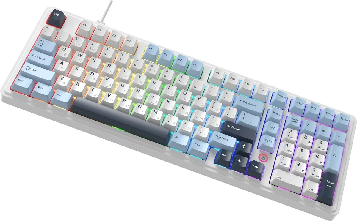 Клавіатура Ajazz AK980 Max Magnetic Switch Blue/White/Dark Blue (AK980-MAX-M-BWDB) - мініатюра 13