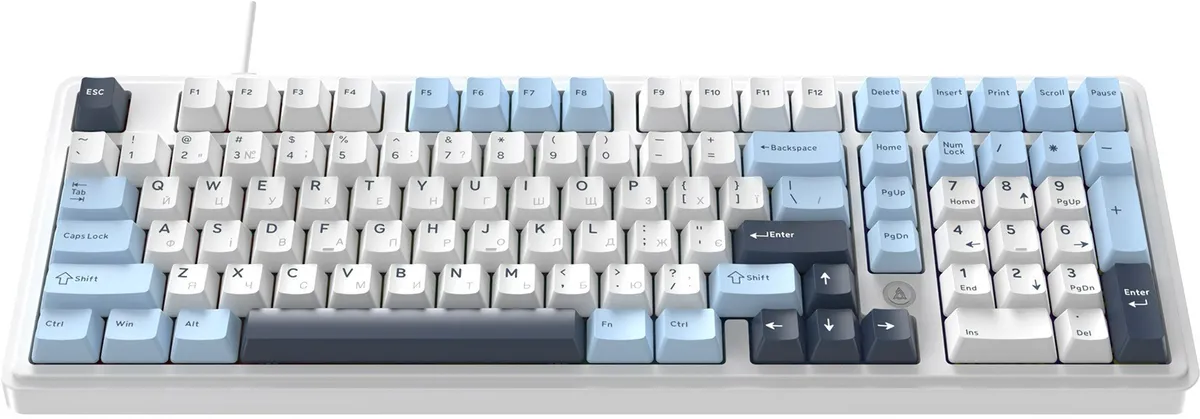Клавіатура Ajazz AK980 Max Magnetic Switch Blue/White/Dark Blue (AK980-MAX-M-BWDB) - мініатюра 4