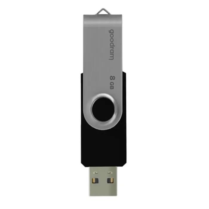 Флеш-накопичувач USB2.0  8GB Goodram UTS2 (Twister) Black (UTS2-0080K0R11) - зображення 1