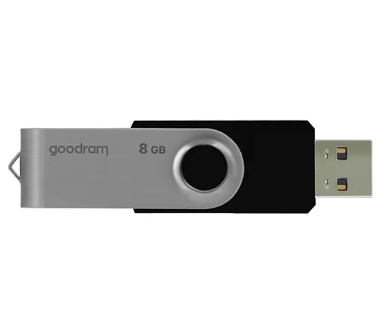 Флеш-накопичувач USB2.0  8GB Goodram UTS2 (Twister) Black (UTS2-0080K0R11) - мініатюра 2