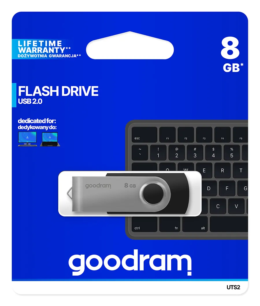 Флеш-накопичувач USB2.0  8GB Goodram UTS2 (Twister) Black (UTS2-0080K0R11) - мініатюра 5