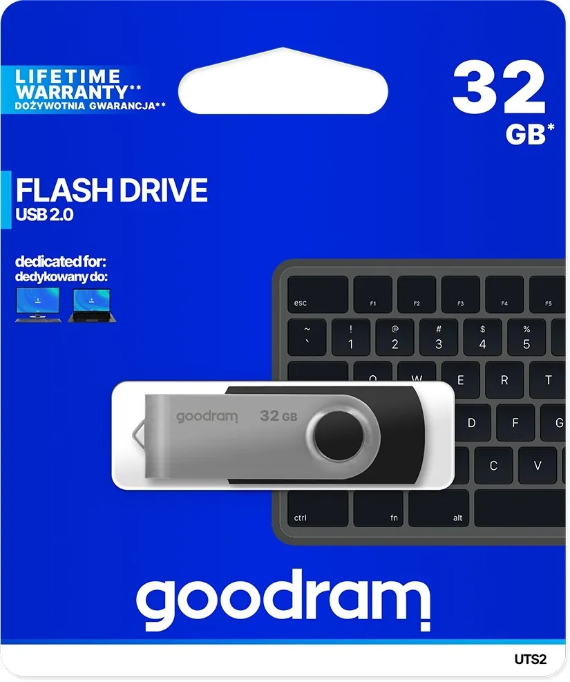 Флеш-накопичувач USB2.0 32GB Goodram UTS2 (Twister) Black (UTS2-0320K0R11) - мініатюра 6
