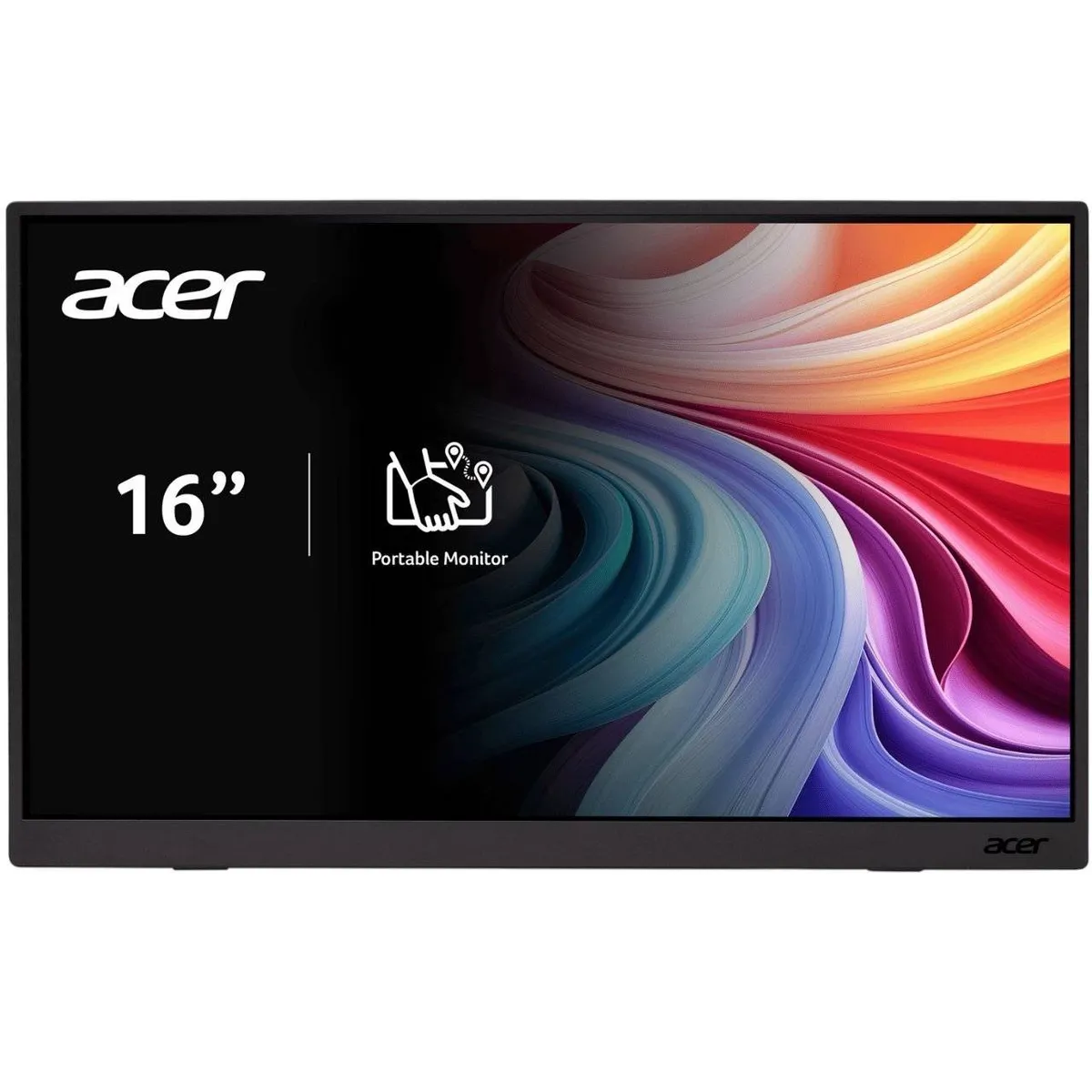 Монітор Acer 16" PM161Wbmiuux (UM.ZP1EE.012) IPS Black - зображення 1