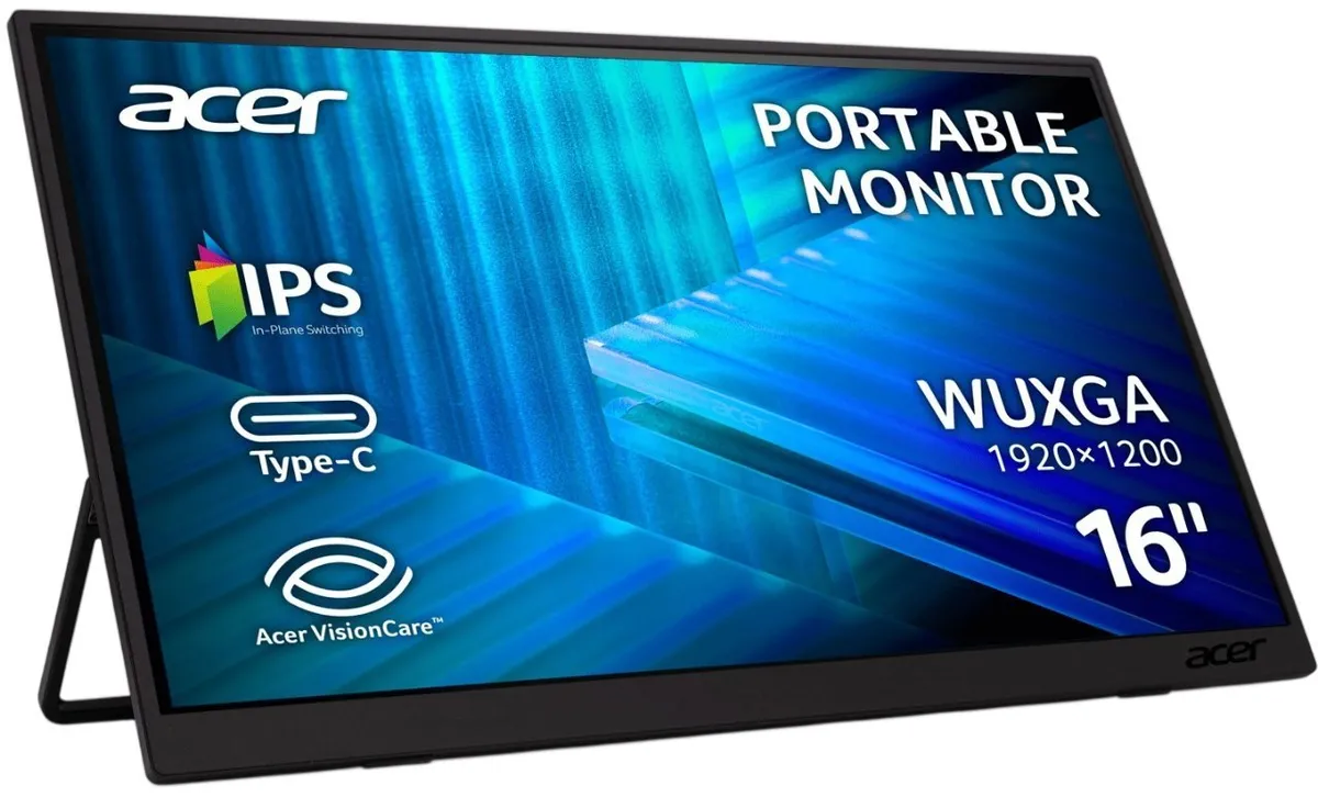 Монітор Acer 16" PM161Wbmiuux (UM.ZP1EE.012) IPS Black - мініатюра 3