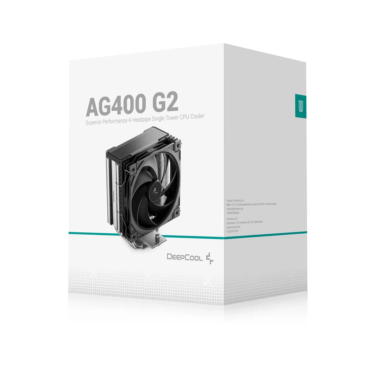 Кулер процесорний DeepCool AG400 G2 (R-AG400-BKNPMG2-G) - мініатюра 2