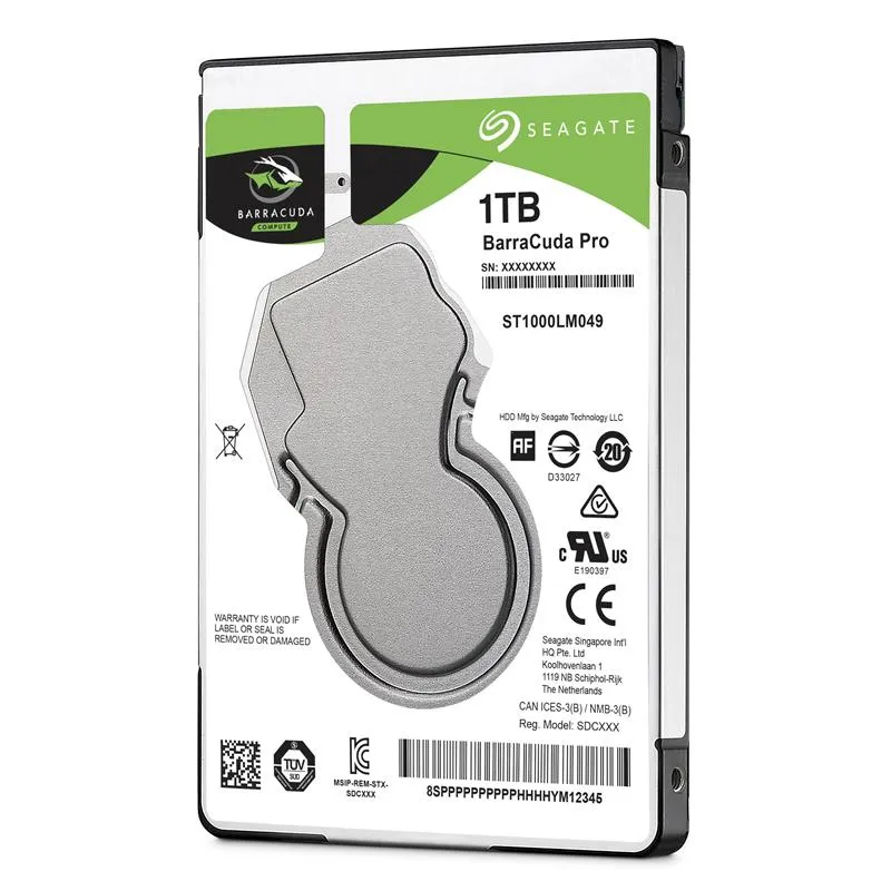Накопичувач HDD 2.5" SATA 1.0TB Seagate BarraCuda Pro 7200rpm 128MB (ST1000LM049)_Refurbished - мініатюра 2