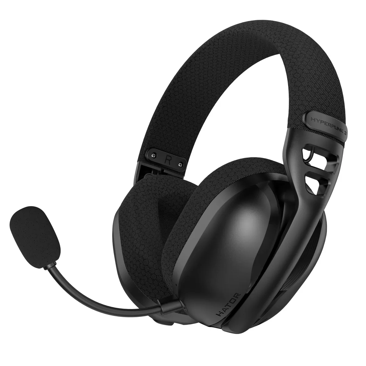 Bluetooth-гарнiтура Hator Hyperpunk 3X Wireless Black (ESH14) - мініатюра 2