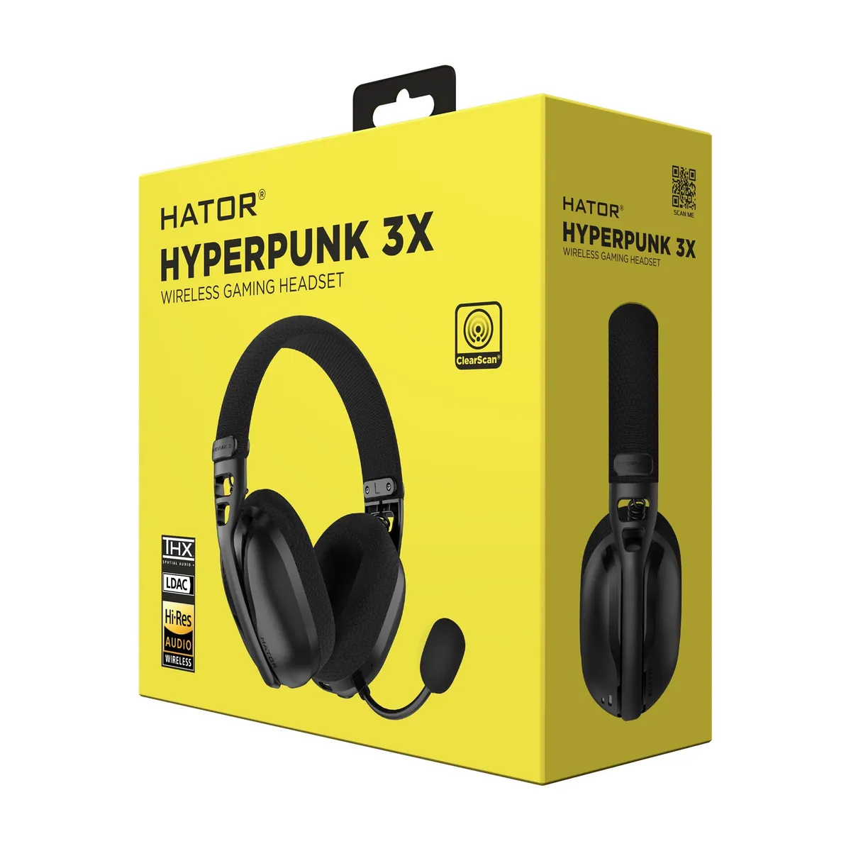 Bluetooth-гарнiтура Hator Hyperpunk 3X Wireless Black (ESH14) - мініатюра 9