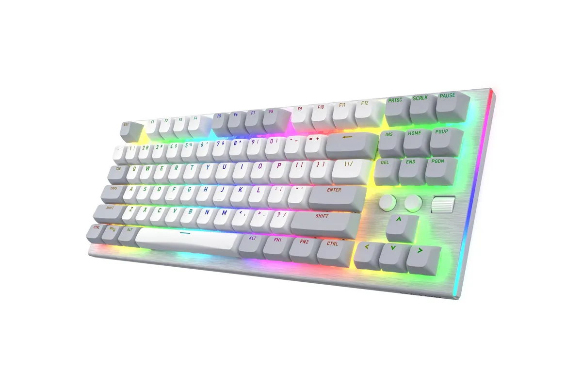 Клавіатура Hator Gravity TKL Orange White (HTK561) - мініатюра 3