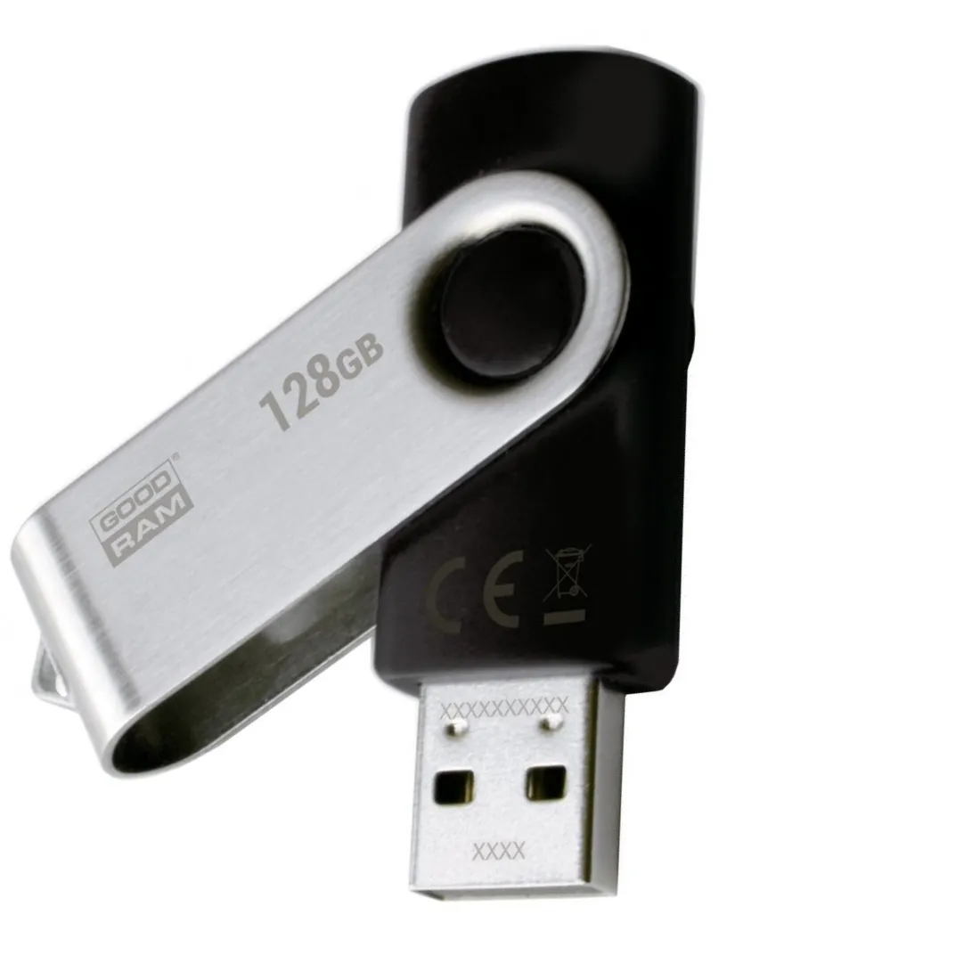 Флеш-накопичувач USB2.0 128GB Goodram UTS2 (Twister) Black (UTS2-1280K0R11) - зображення 1