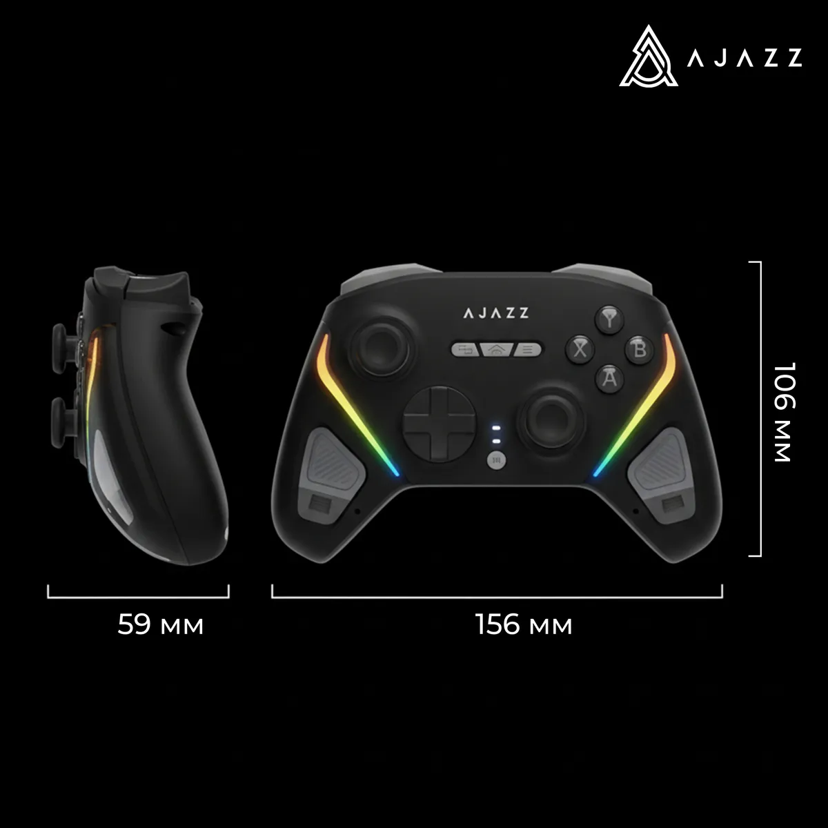 Геймпад Ajazz GP100 RGB Black - мініатюра 15