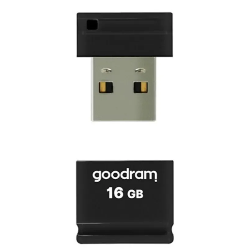 Флеш-накопичувач USB2.0 16GB Goodram UPI2 (Piccolo) Black (UPI2-0160K0R11) - зображення 1