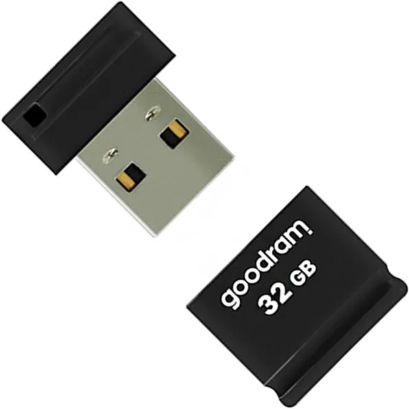 Флеш-накопичувач USB2.0 32GB Goodram UPI2 (Piccolo) Black (UPI2-0320K0R11) - мініатюра 2