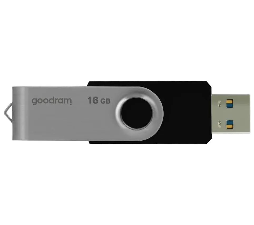 Флеш-накопичувач USB3.2 16GB Goodram UTS3 (Twister) Black (UTS3-0160K0R11) - мініатюра 2