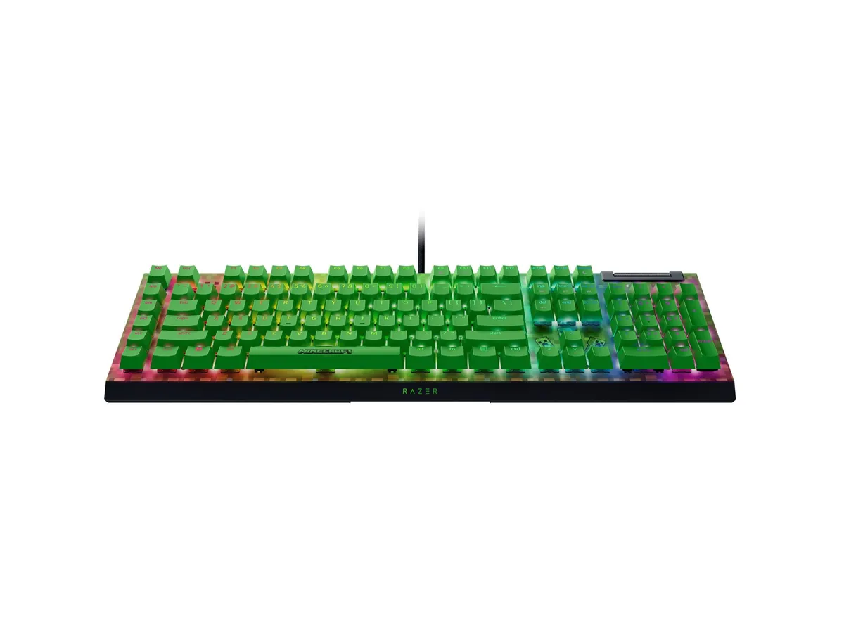 Клавіатура Razer BlackWidow V4 X Minecraft Edition (RZ03-04704100-R3M1) - мініатюра 4