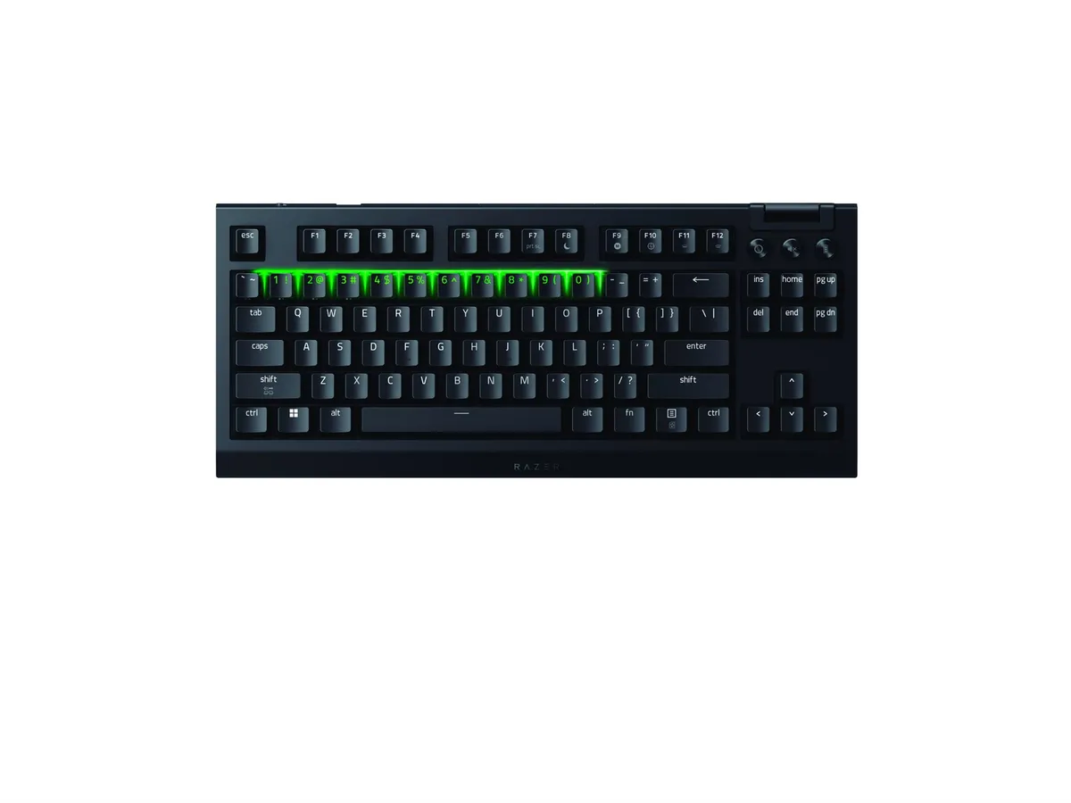 Клавіатура бездротова Razer BlackWidow V4 TKL Hyperspeed (RZ03-05480100-R3M1) - мініатюра 8