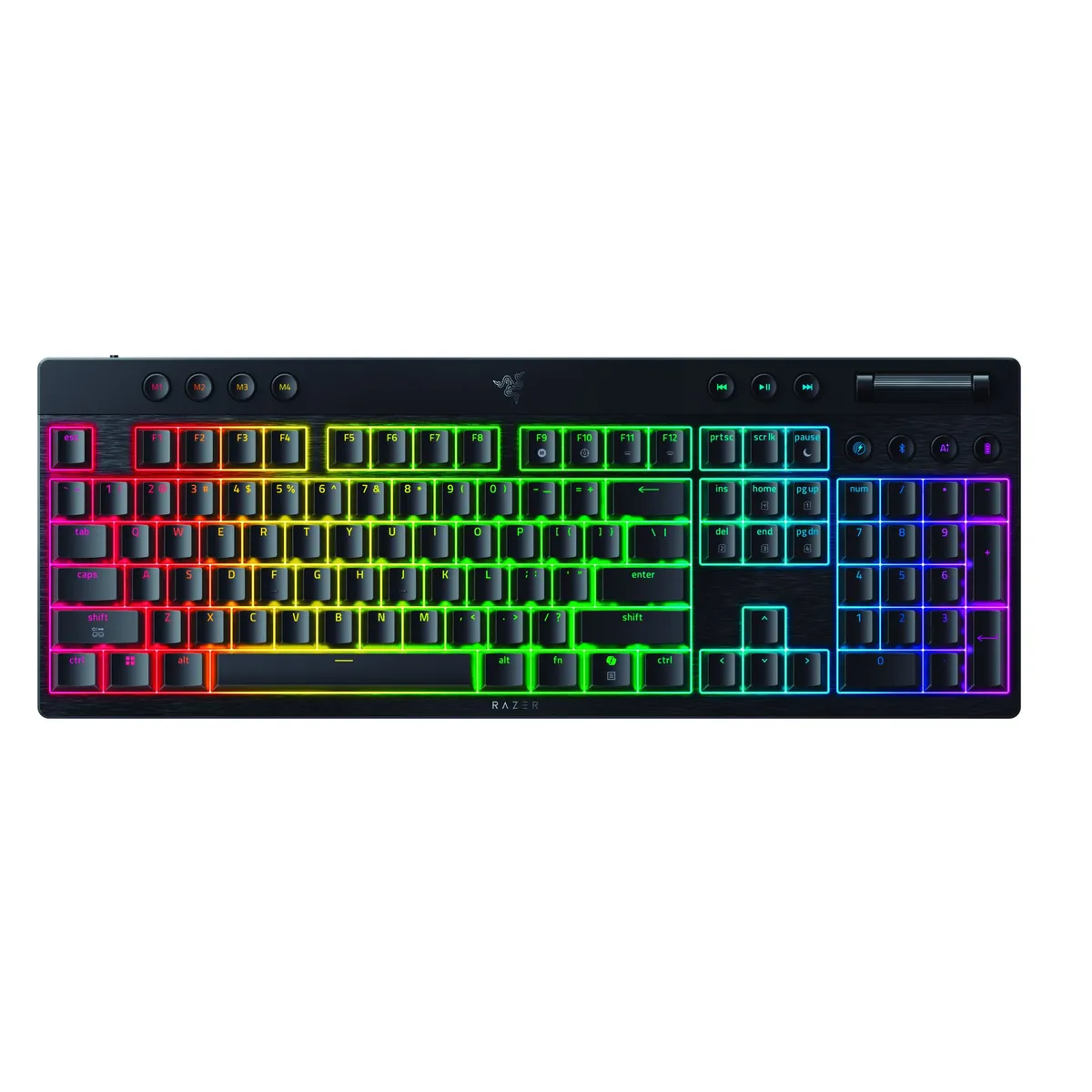 Клавіатура бездротова Razer BlackWidow V4 Low-Profile Orange switch (RZ03-05270800-R3M1) - зображення 1