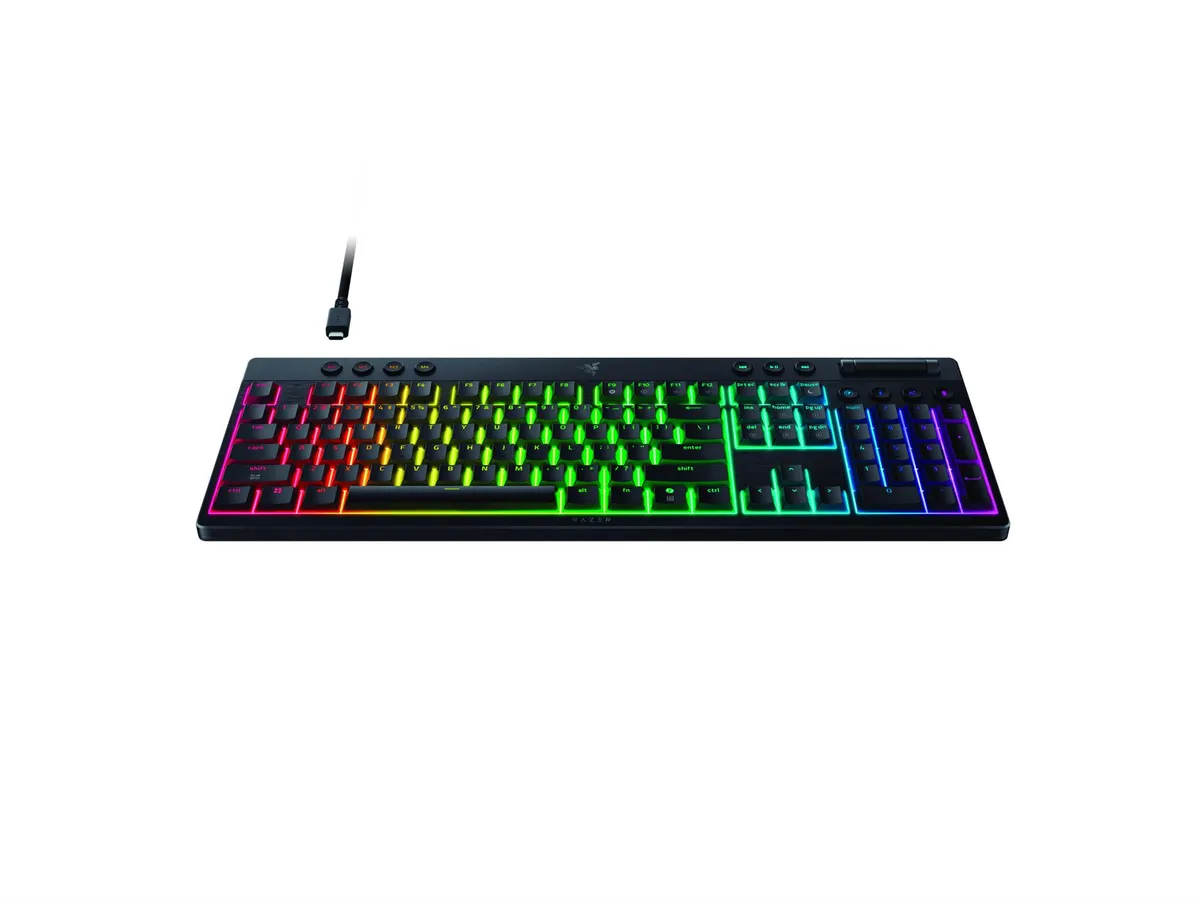Клавіатура бездротова Razer BlackWidow V4 Low-Profile Yellow switch (RZ03-05271500-R3M1) - мініатюра 2