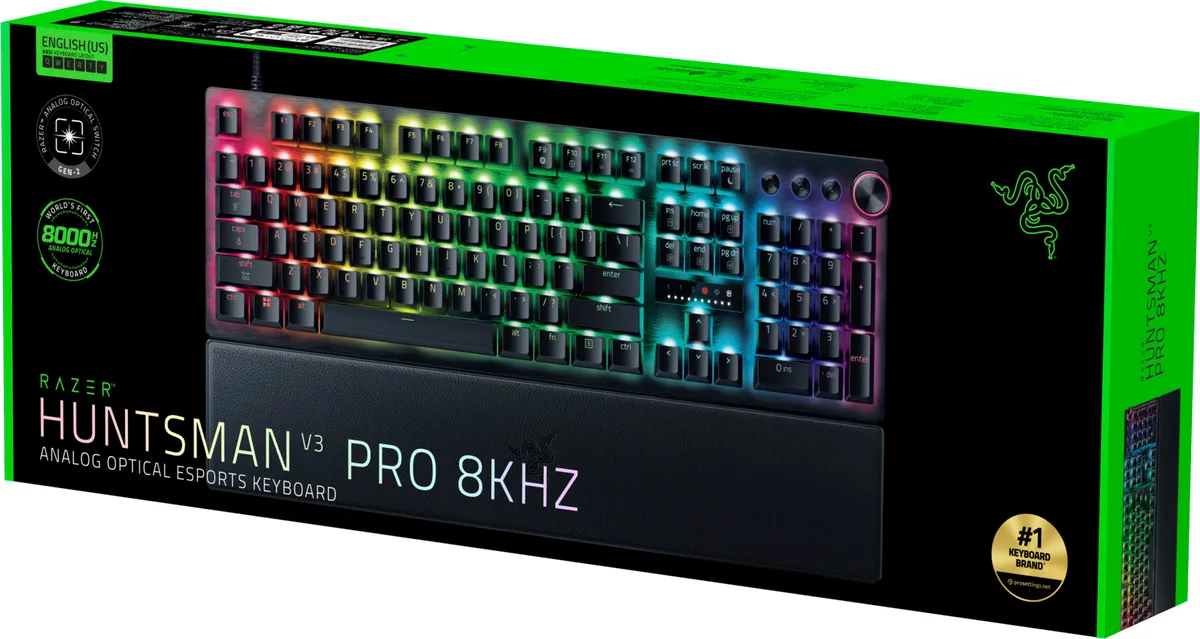 Клавіатура Razer Huntsman V3 PRO 8KHz (RZ03-05530100-R3M1) - мініатюра 5