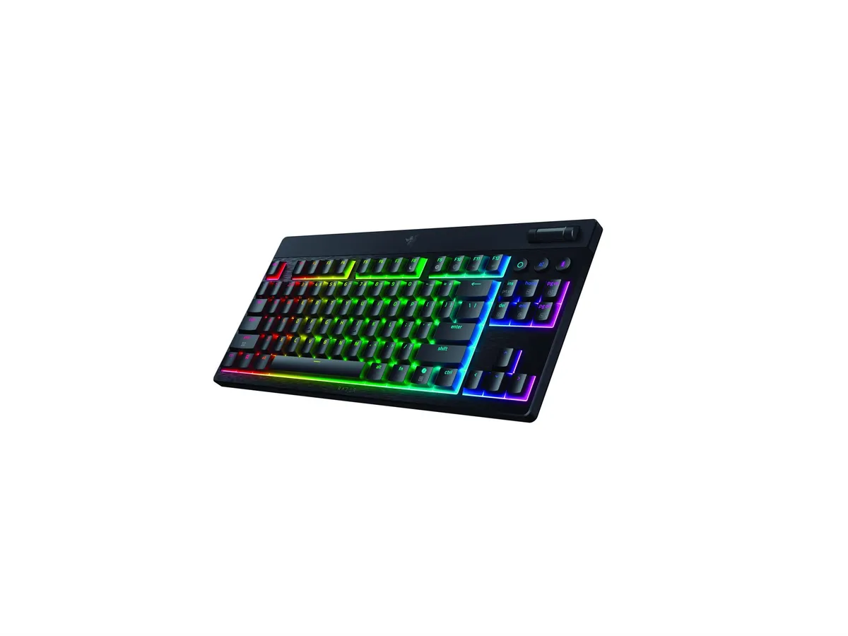 Клавіатура бездротова Razer BlackWidow V4 Low-Profile TKL Green switch (RZ03-05450500-R3M1) - мініатюра 4
